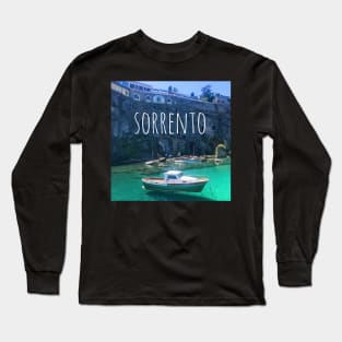 Sorrento Italy print design Long Sleeve T-Shirt